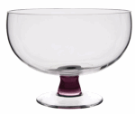 DARTINGTON CRYSTAL AURA MULBERRY SERVING BOWL